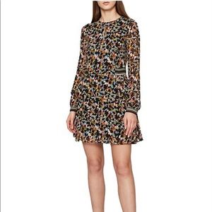 REISS Martina Fit & Flare Dress